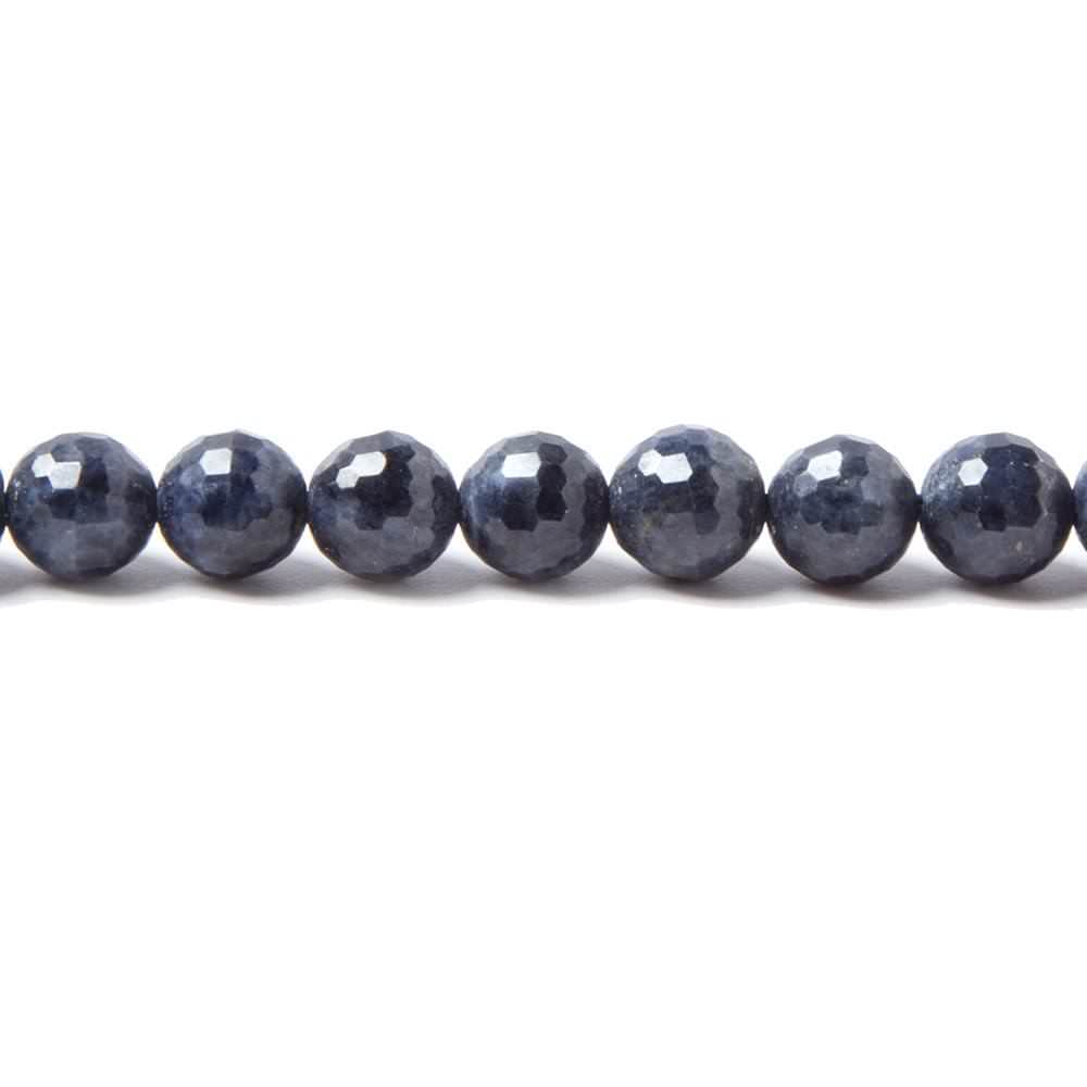 7mm Blue Sapphire faceted rounds 8 inch 26 beads
