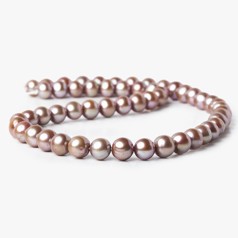 7mm Blush Off Round Freshwater Pearls 15 inch 54 pieces