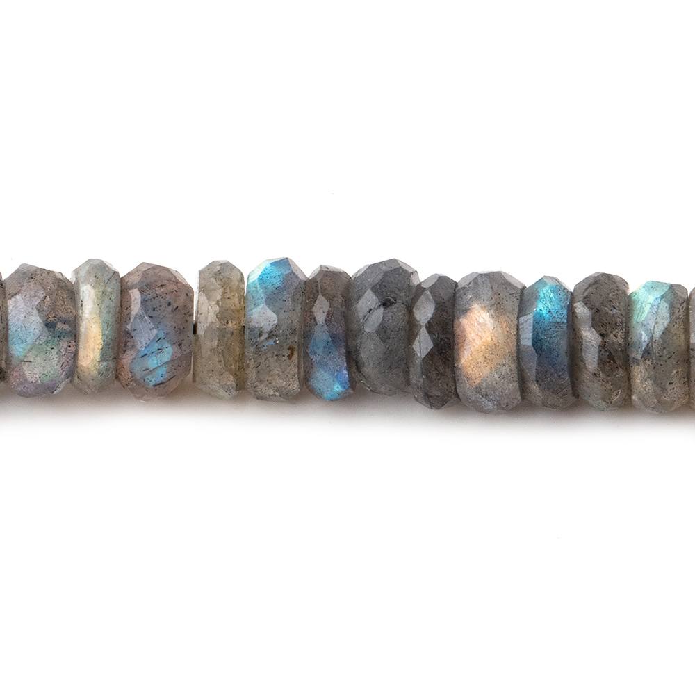 7mm Labradorite Faceted Heishi Beads 15 inch 140 pieces