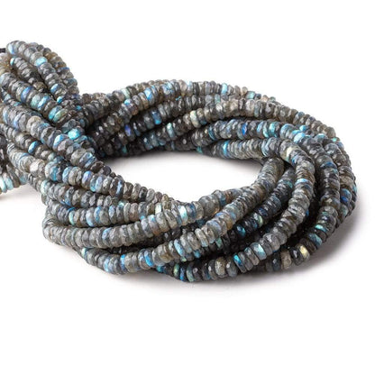 7mm Labradorite Faceted Heishi Beads 15 inch 140 pieces