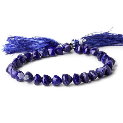6mm Lapis Lazuli faceted trillions 8 inch 32beads