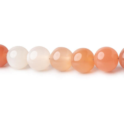 7mm Multi Color Moonstone Plain Round Beads 16 inch 57 beads