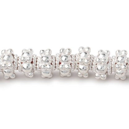 7mm Multi Daisy Spacer Beads 8 inch 44 pieces