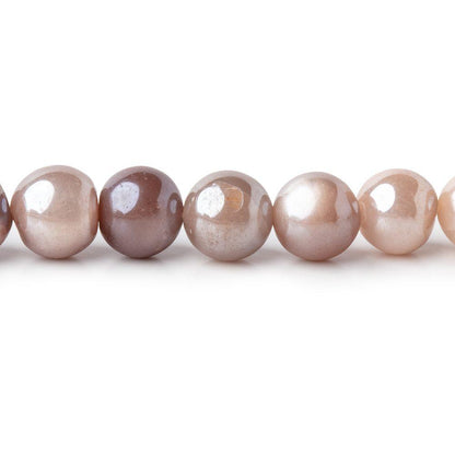 7mm Mystic Multi Color Moonstone Plain Round Beads 13 inch 46 pieces