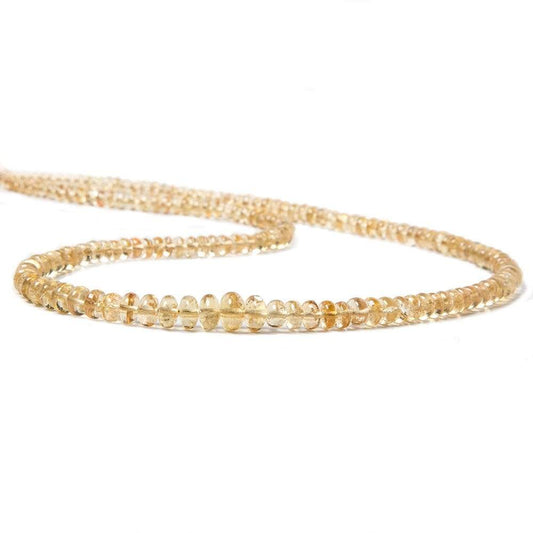 7mm Precious Topaz Plain Rondelle Beads 17 inch 174 beads