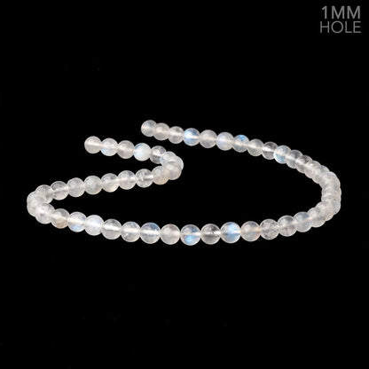 7mm Rainbow Moonstone Plain Round Beads 15 inch 54 pieces 1mm Hole