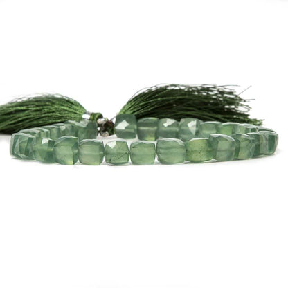 8mm Serpentine Beads Faceted Cube 8 inch 25 pieces