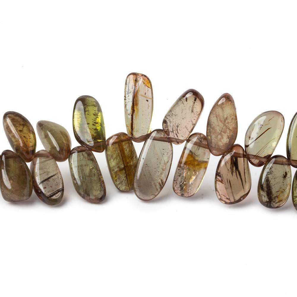 7x3-12x6mm Andalusite top drilled plain freeshape beads 15 inch 133 pieces A