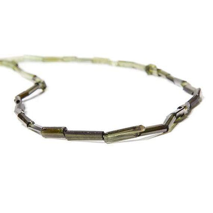 7x3mm Green Shaded Tourmaline Natural Crystal