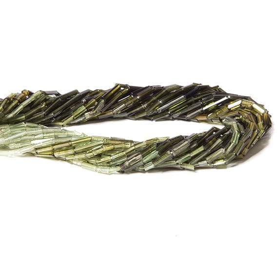 7x3mm Green Shaded Tourmaline Natural Crystal