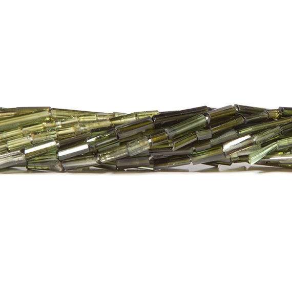 7x3mm Green Shaded Tourmaline Natural Crystal