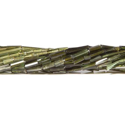 7x3mm Green Shaded Tourmaline Natural Crystal