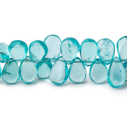 7x5-10x6mm Apatite Plain Pear Beads 9 inch 78 pieces
