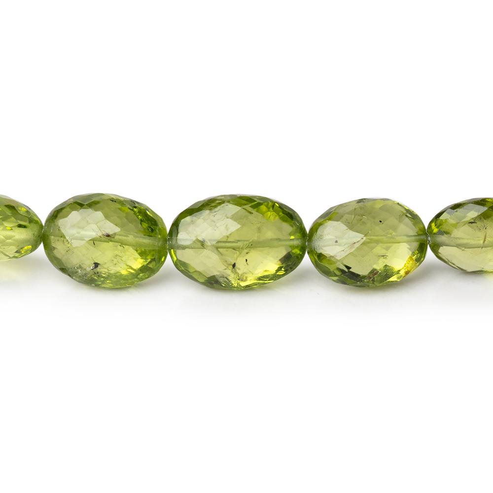 7x5-10x7mm Afghani Peridot Faceted Oval Beads 18 inch 57 pieces AAA