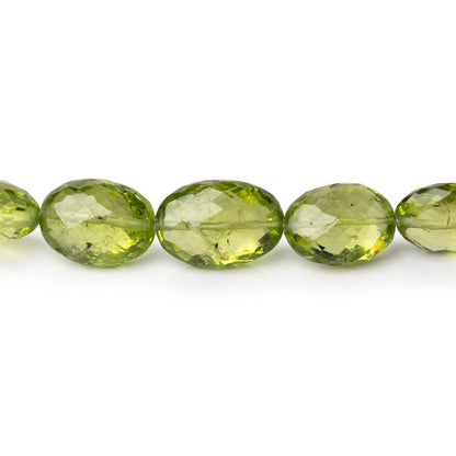 7x5-10x7mm Afghani Peridot Faceted Oval Beads 18 inch 57 pieces AAA