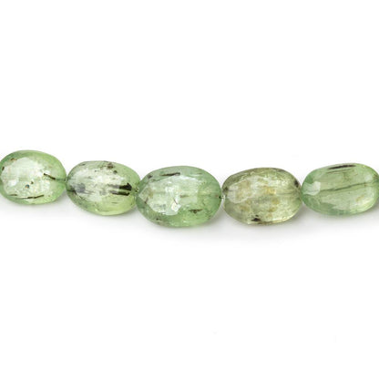 7x5-11x8mm Green Kyanite Faceted Oval Beads 16 inch 47 pieces