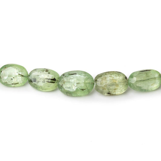 7x5-11x8mm Green Kyanite Faceted Oval Beads 16 inch 47 pieces