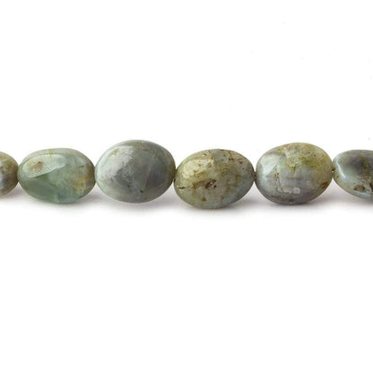 7x5-12x8mm Cat's Eye Chrysoberyl plain nugget beads 18 inch 47 pieces