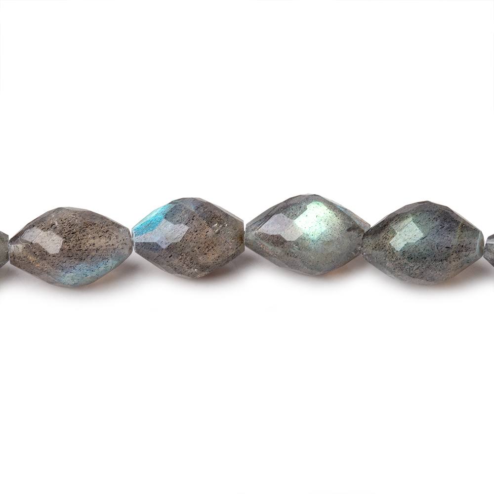 7x5-12x8mm Labradorite Faceted Marquise Beads 16 inch 42 pieces