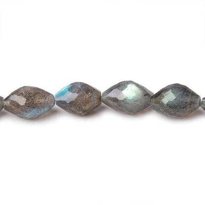 7x5-12x8mm Labradorite Faceted Marquise Beads 16 inch 42 pieces