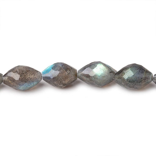 7x5-12x8mm Labradorite Faceted Marquise Beads 16 inch 42 pieces