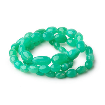 7x5-15.5x13mm Prase Opal Plain Nugget Beads 20 inch 50 pieces AAA