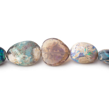 7x5-17x12mm Australian Opal & Matrix Plain Nuggets 18 inch 44 Beads