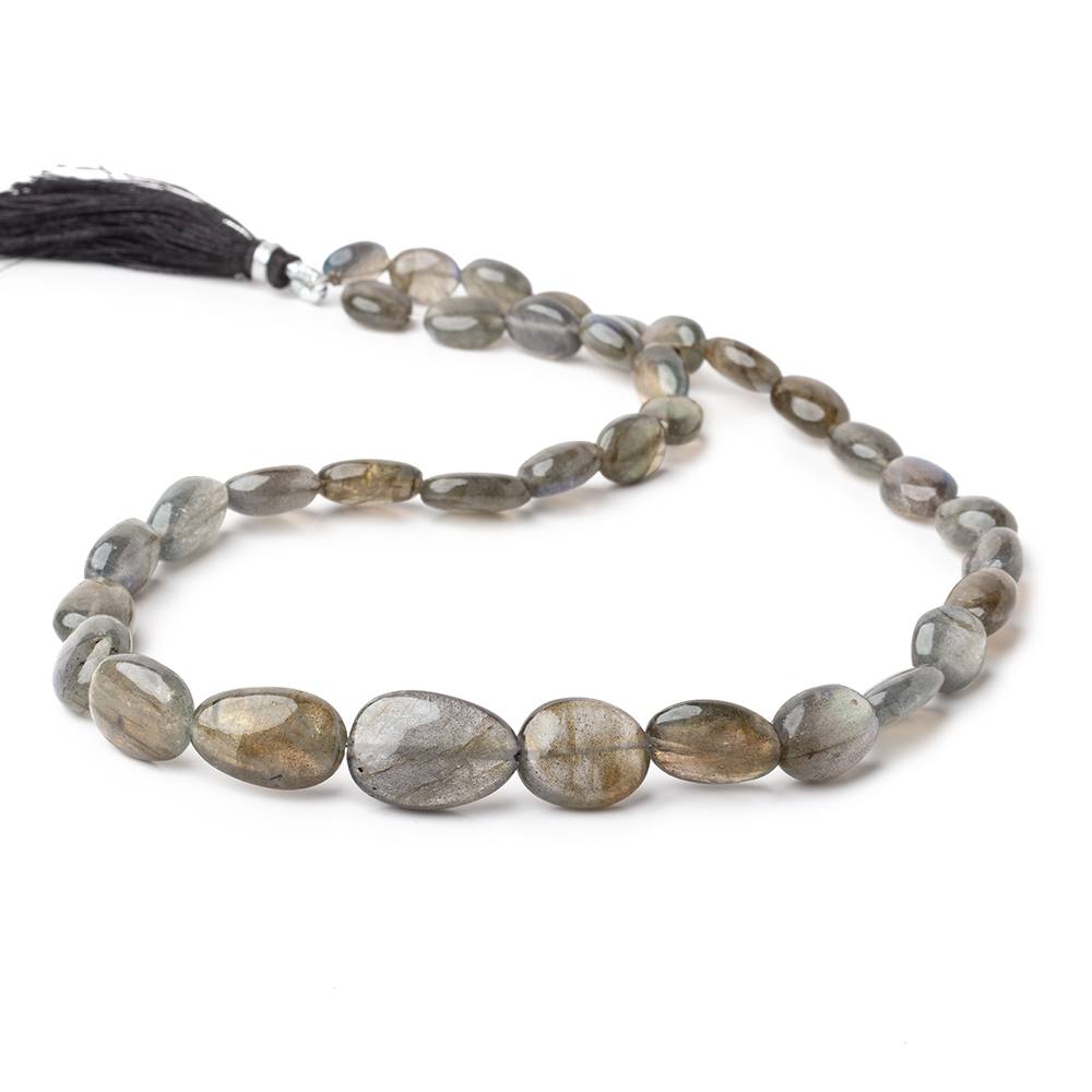 7x5-18x12mm Labradorite Plain Nugget Beads 18 inch 36 pieces