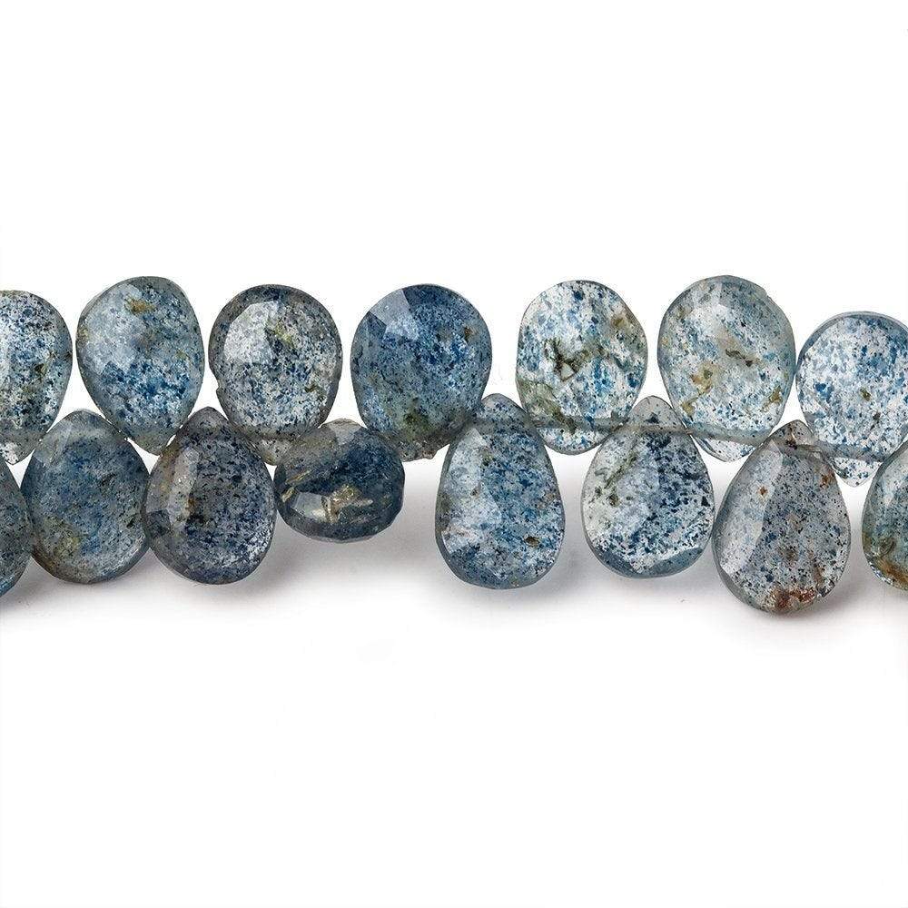 6x8mm Apatite in Quartz Faceted Pear Beads 8 inch 69 pieces