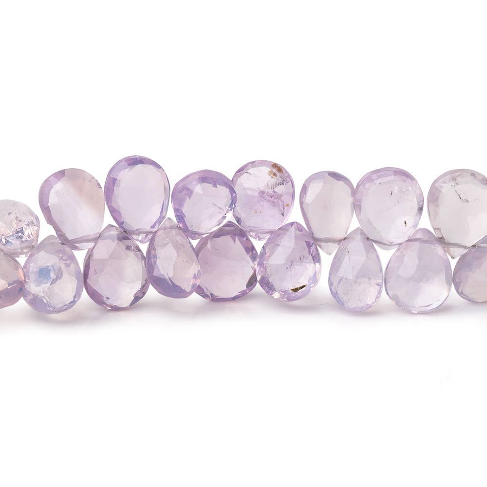 7x5-8x6mm Lilac Scapolite Faceted Pear Beads 9 inch 80 pieces
