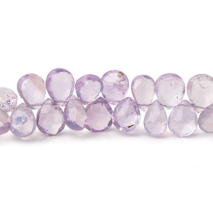 7x5-8x6mm Lilac Scapolite Faceted Pear Beads 9 inch 80 pieces
