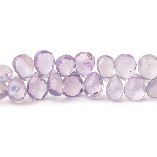 7x5-8x6mm Lilac Scapolite Faceted Pear Beads 9 inch 80 pieces