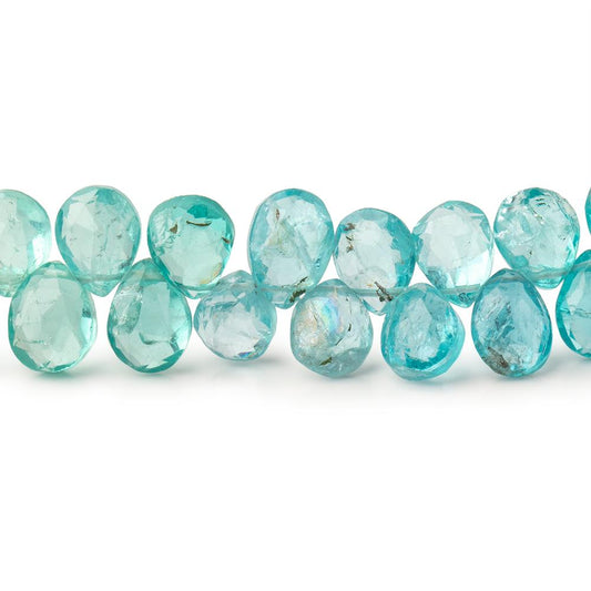 7x5mm Apatite Faceted Pear Beads 8 inch 58 pieces