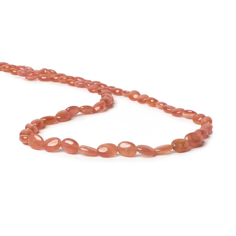 7x5mm Rhodochrosite plain ovals 15.5 inch 58 beads AA