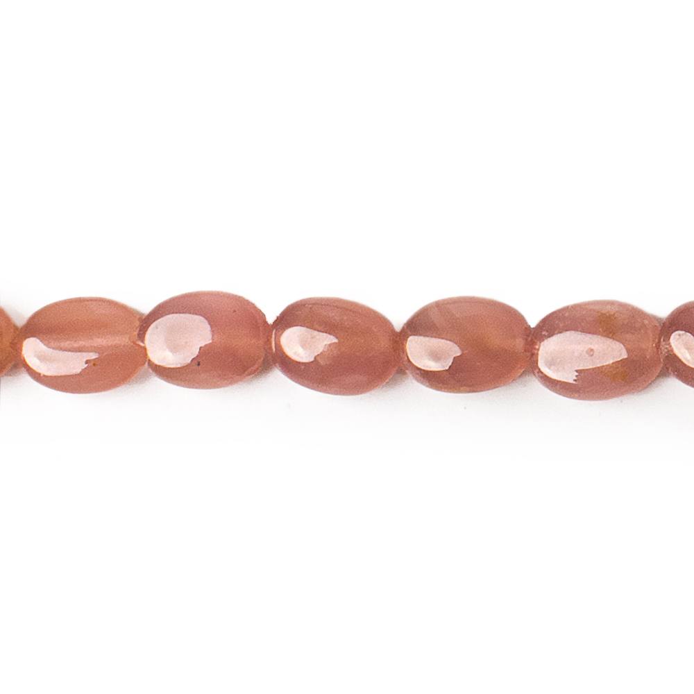7x5mm Rhodochrosite plain ovals 15.5 inch 58 beads AA