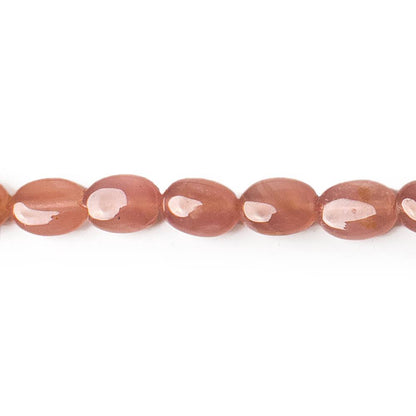 7x5mm Rhodochrosite plain ovals 15.5 inch 58 beads AA
