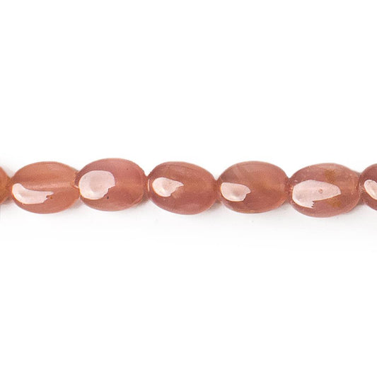 7x5mm Rhodochrosite plain ovals 15.5 inch 58 beads AA