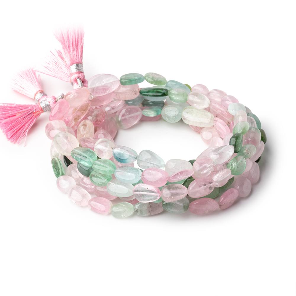 7x6-12x11mm Afghani Tourmaline Plain Nugget Beads 17 inch 42 pieces AAA