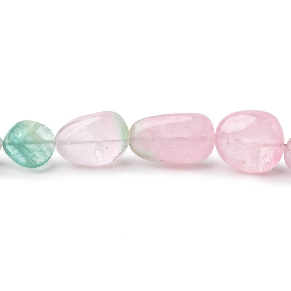 7x6-12x11mm Afghani Tourmaline Plain Nugget Beads 17 inch 42 pieces AAA