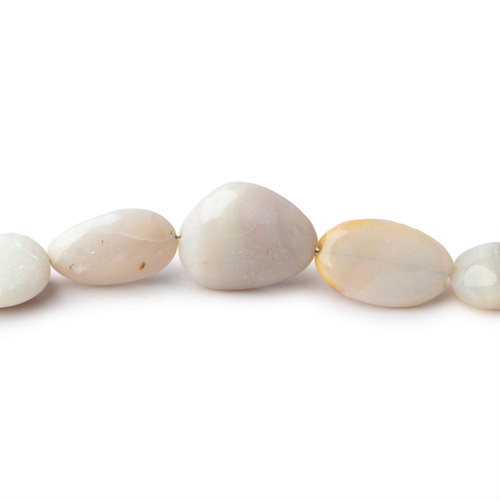 7x6-19x15mm Australian Opal Plain Nugget Beads 18 inch 41 pieces AA