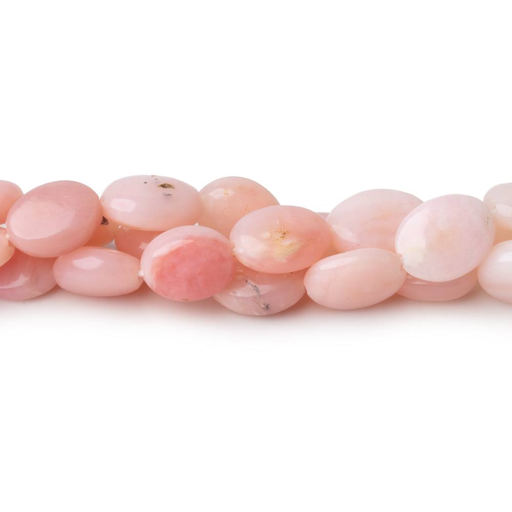 7x6-9x7mm Pink Peruvian Opal Plain Nugget Beads 18 inch 57 pieces