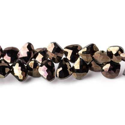 7x6-9x8mm MultiColor Metallic Black Spinel fancy shapes 9 inch 63 beads
