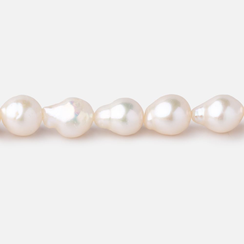 7x6.5-9x7mm Cream Petite Ultra Baroque Freshwater Pearls 15 inch 48 Beads