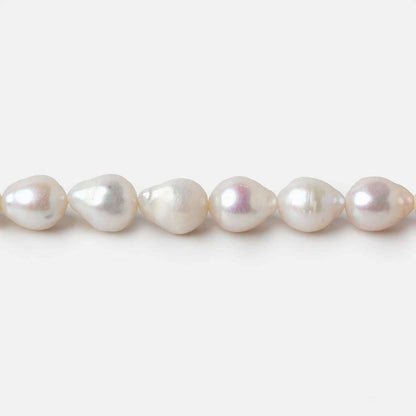 7x6.5-9x7mm Off White Petite Ultra Baroque Freshwater Pearls 15.5 inch 52 pieces