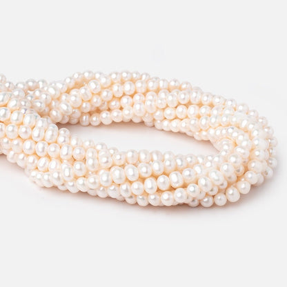 6-7mm Cream Off Round Freshwater Pearls 16 inch 72 Beads