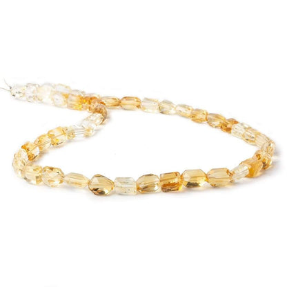 7x7-11x7mm Citrine Faceted Nugget Beads 16 inch 44 pieces A