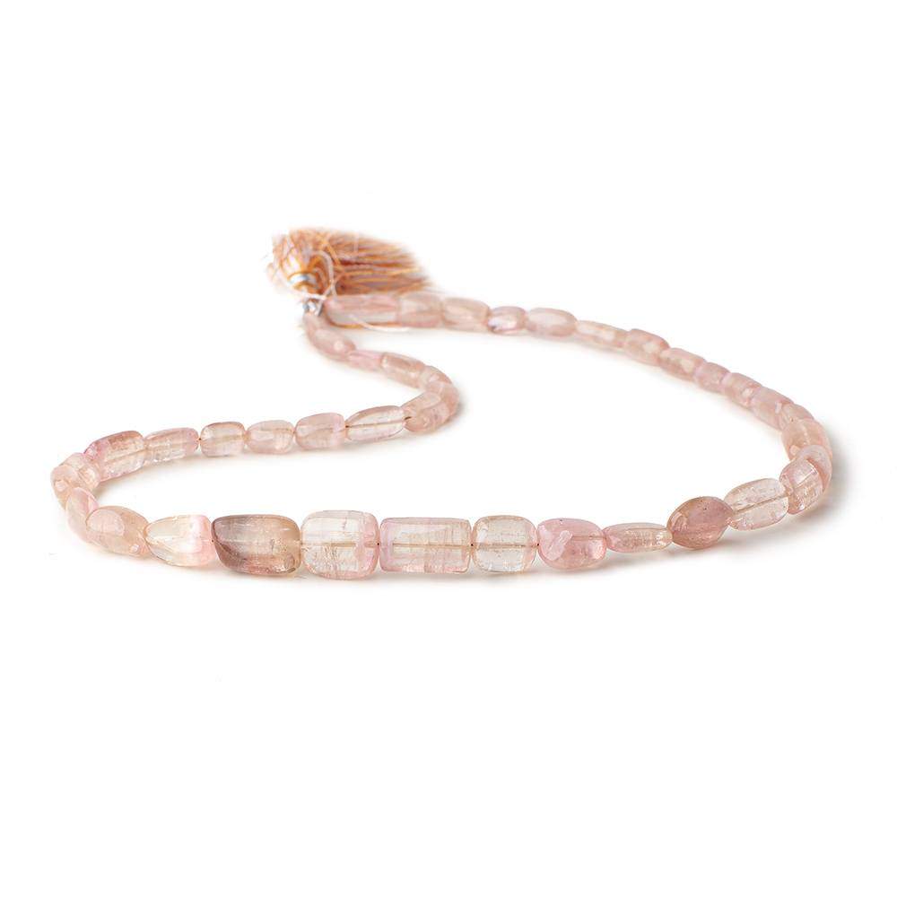 7x7-11x7mm Congo Tourmaline Plain Nugget Beads 15 inch 37 pieces