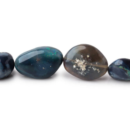 7x7-23x15mm Australian Opal Plain Nugget Beads 18 inch 36 pieces AA