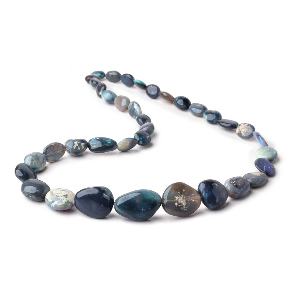 7x7-23x15mm Australian Opal Plain Nugget Beads 18 inch 36 pieces AA