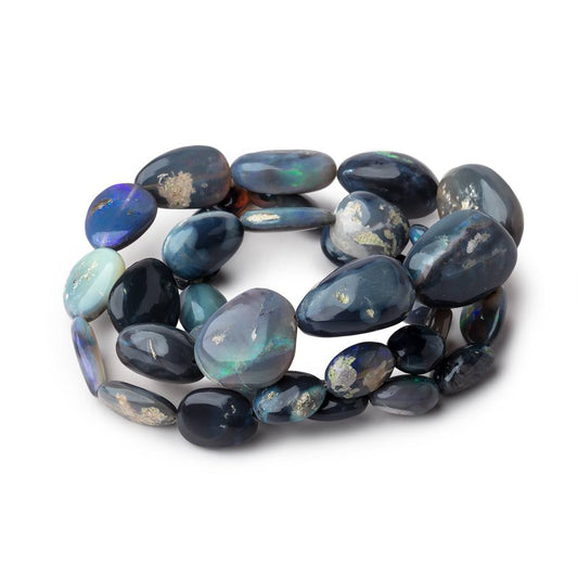 7x7-23x15mm Australian Opal Plain Nugget Beads 18 inch 36 pieces AA